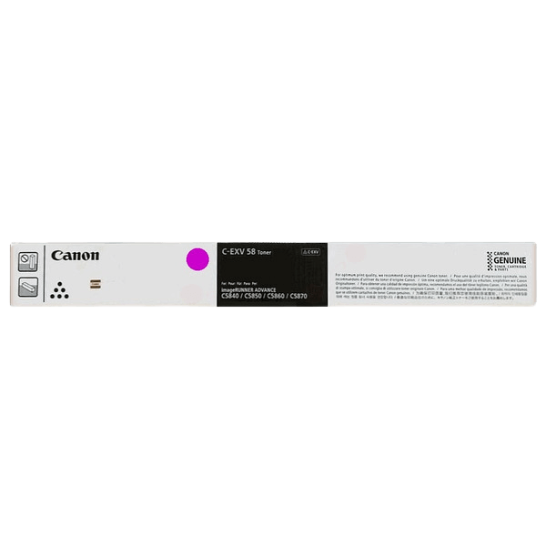 Canon C-EXV58 M XL magenta original toner 60000 sidor (3765C002)