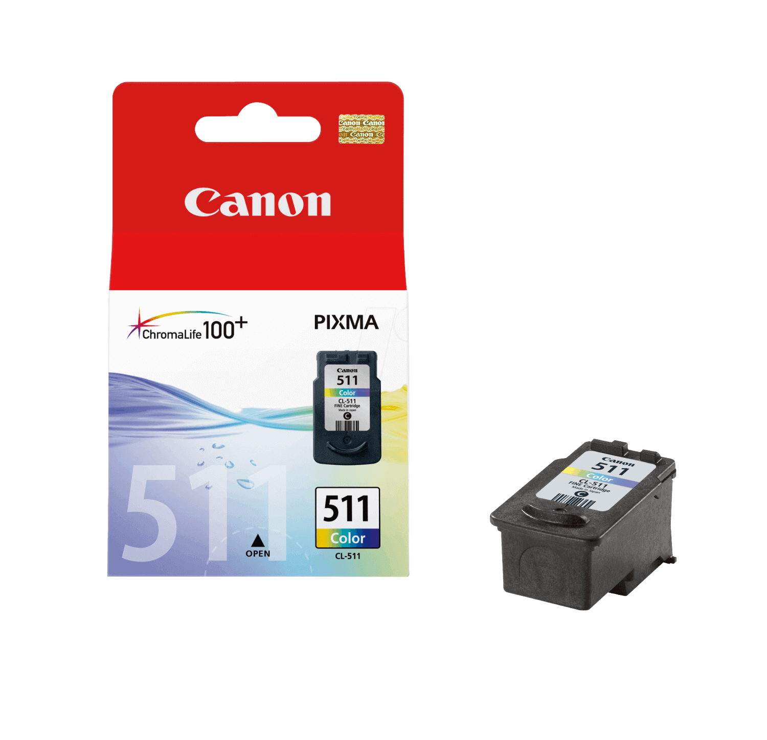 Canon CL-511 CMY original bläckpatron 9 ml. (2972B001)