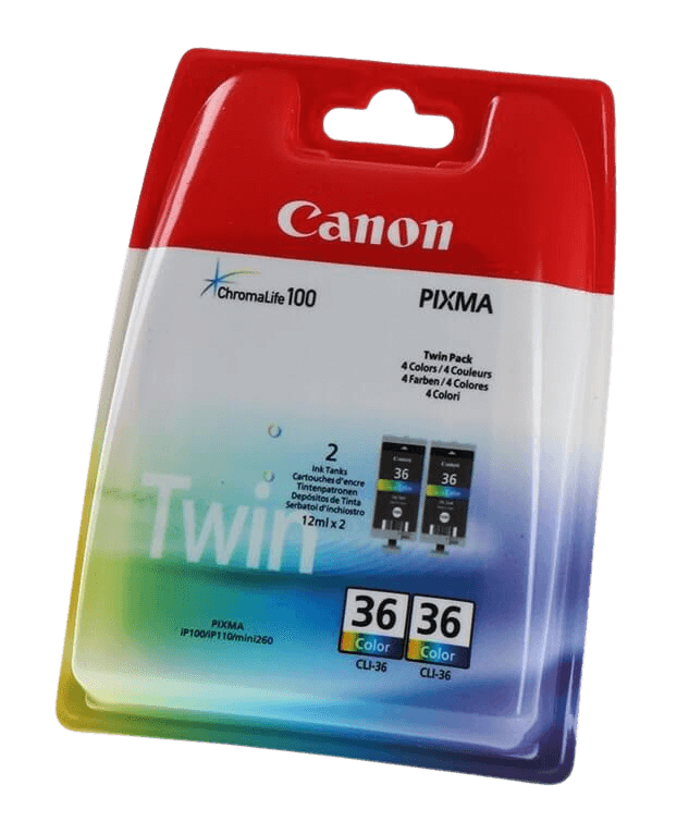 Canon CLI-36CLRK twin pack CMYK original bläckpatron 2 x 220 sidor (1511B018)