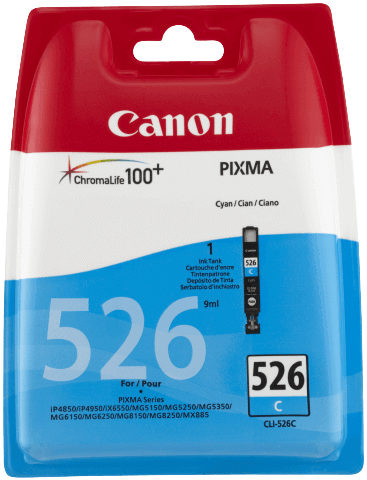 Canon CLI-526C cyan original bläckpatron 9 ml. (4541B001)