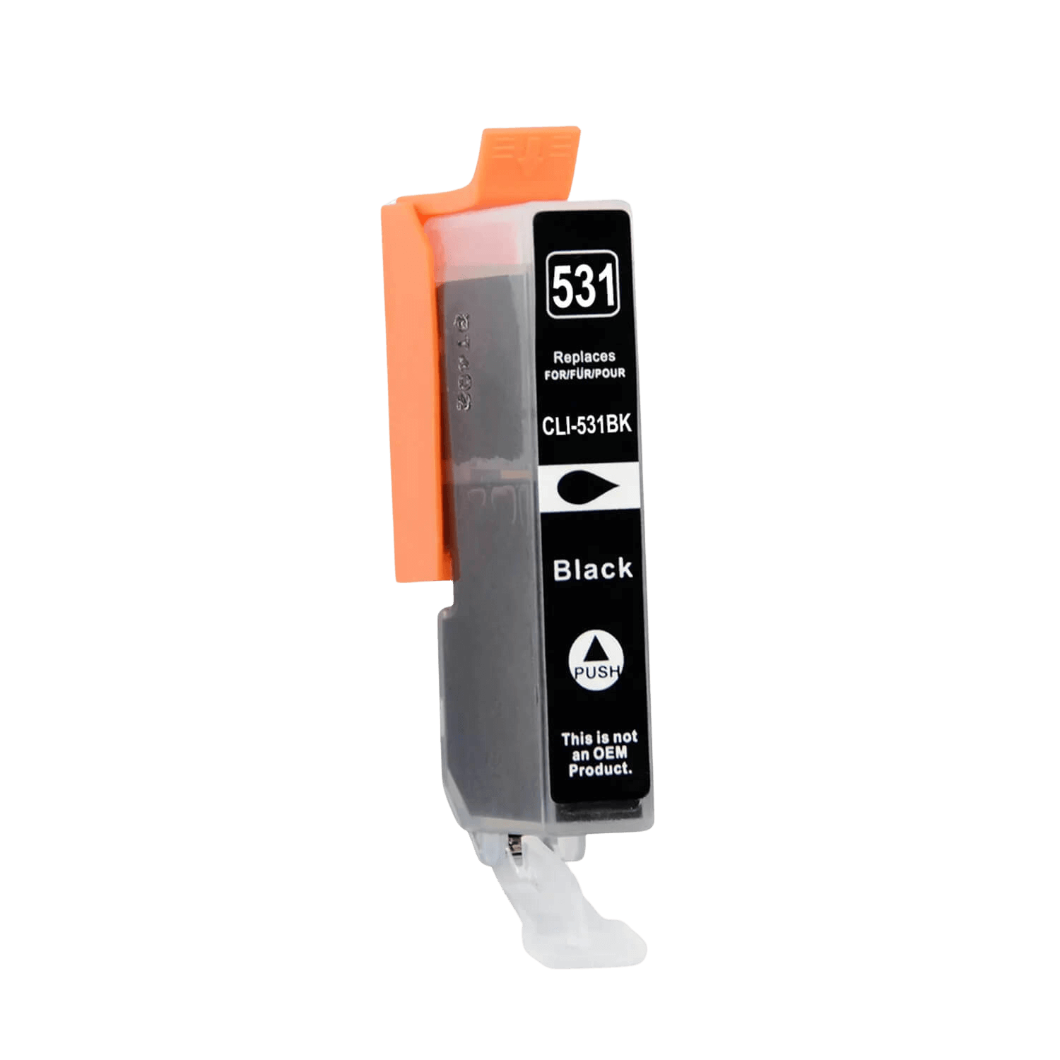 Canon CLI-531BK svart kompatibel bläckpatron 12 ml. (6118C001)