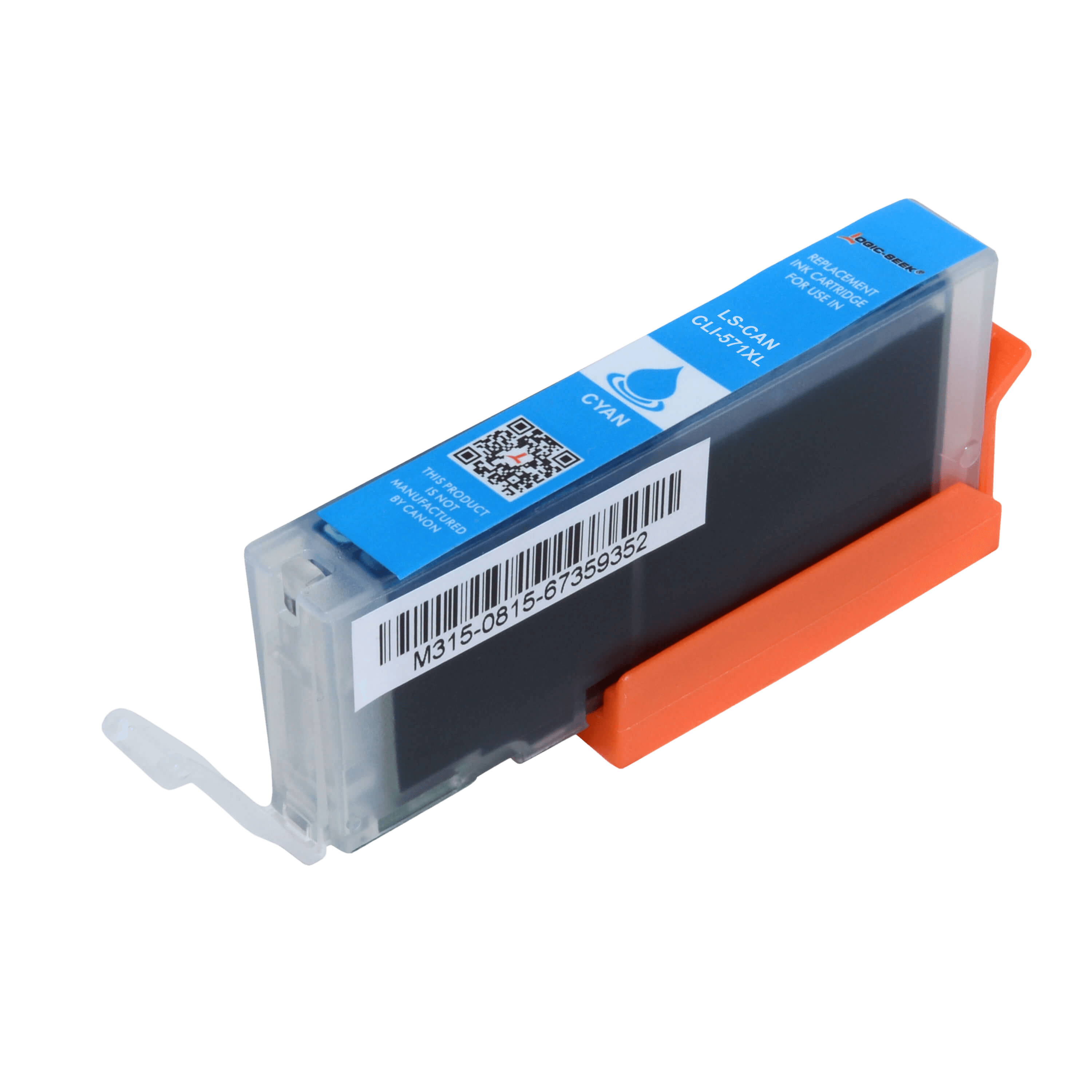 Canon CLI-571C XL cyan kompatibel bläckpatron 12,2 ml. (0332C001)