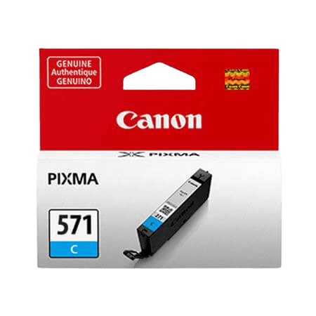 Canon CLI-571C cyan original bläckpatron 7 ml. (0386C001)