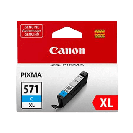 Canon CLI-571CXL cyan original bläckpatron 11 ml. (0332C001)