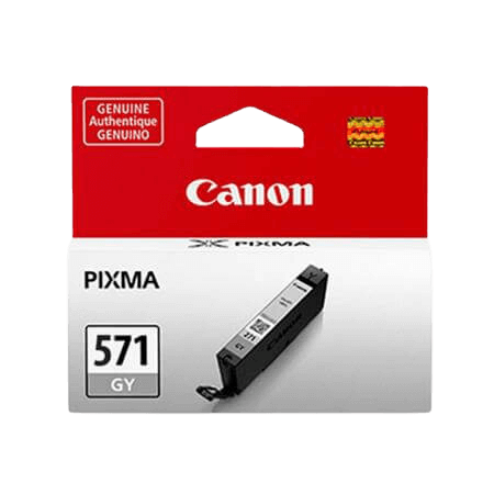 Canon CLI-571GY grå original bläckpatron 7 ml. (0389C001)