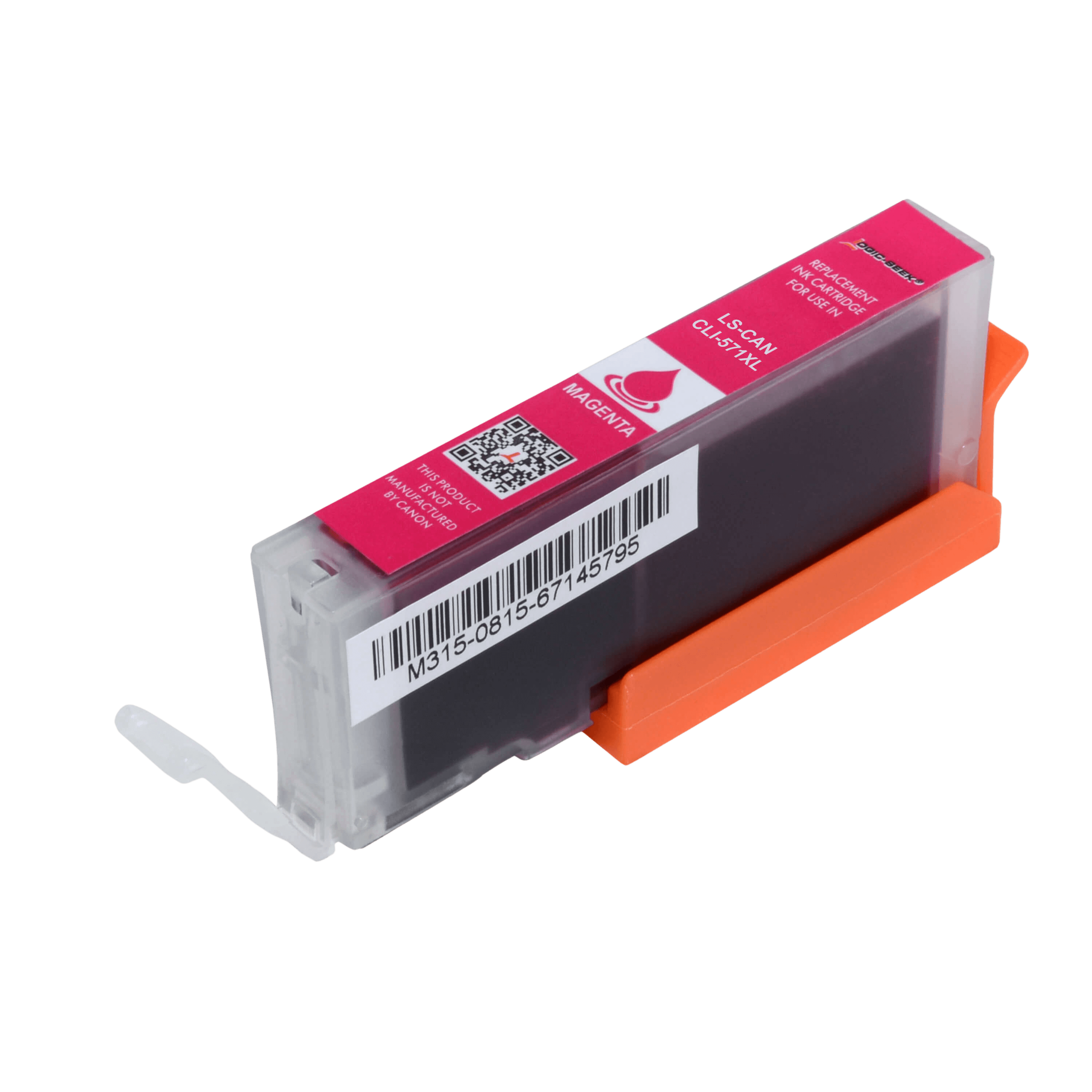 Canon CLI-571M XL magenta kompatibel bläckpatron 12,2 ml. (0333C001)