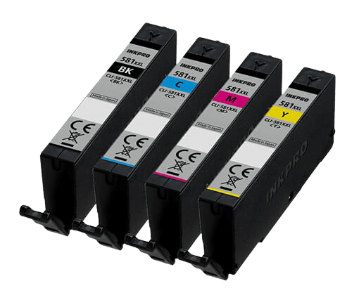 Canon CLI-581 XXL 4 st rabattpaket blækpatron 48 ml. - kompatibel