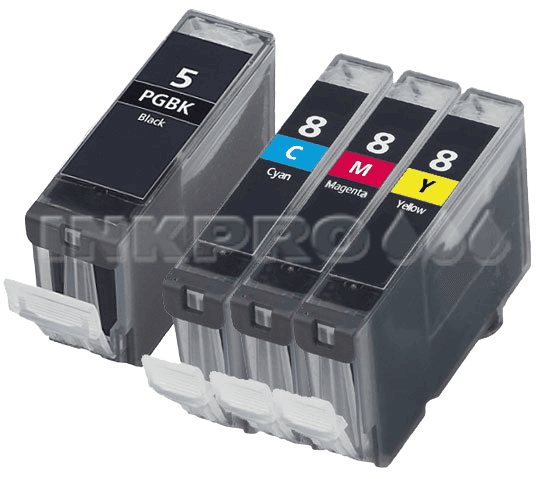 Canon CLI-8C 4 st rabattpaket blækpatron 65 ml. - kompatibel