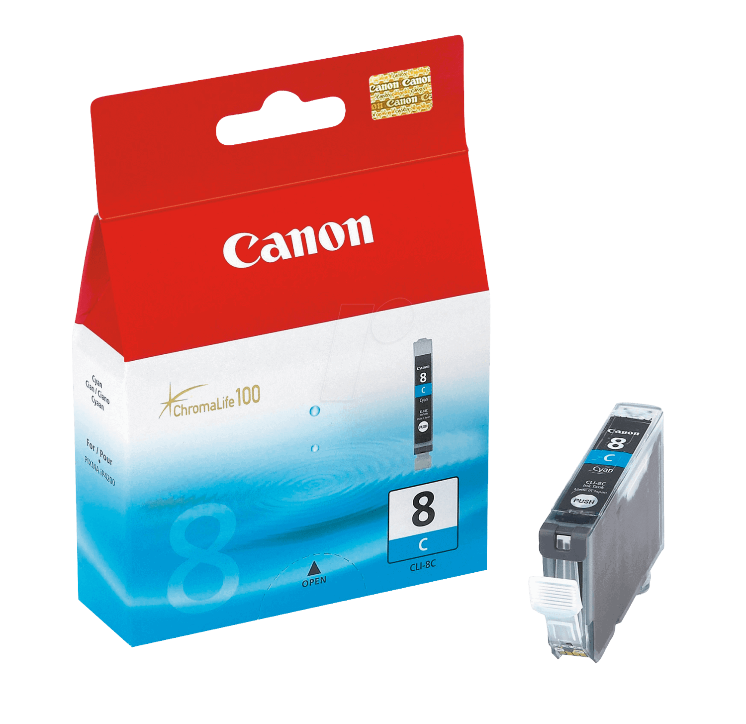 Canon CLI-8C cyan original bläckpatron 13 ml. (0621B001)