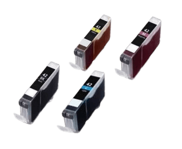 Canon CLI42 XL 4 st rabattpaket blækpatron 52 ml. - kompatibel