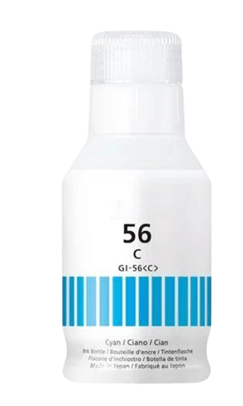Canon GI-56C cyan kompatibel bläck refill 135 ml. (4430C001)
