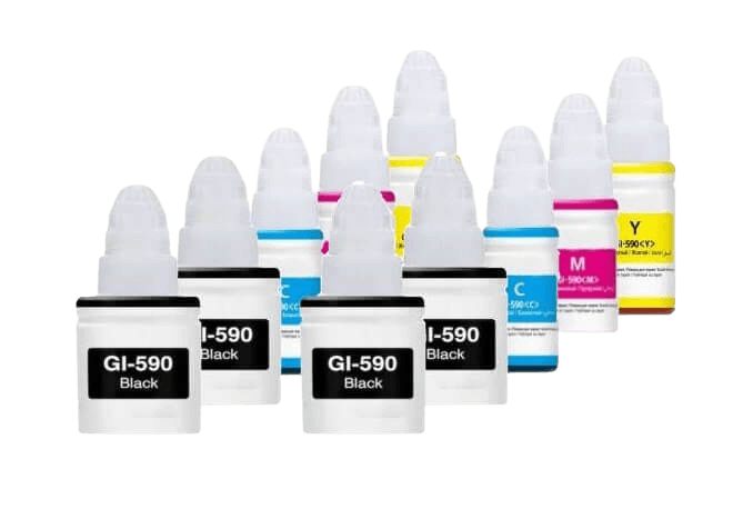Canon GI-590 10 st rabattpaket bläck refill 960 ml. - kompatibel