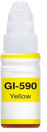 Canon GI-590Y gul kompatibel bläck refill 70 ml. (1606C001)