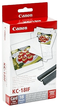 Canon KC-18IF 5 x 9 cm CMY original multipack 18 sidor (7741A001)