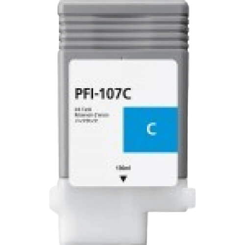 Canon PFI-107C cyan kompatibel bläckpatron 130 ml. (6706B001)