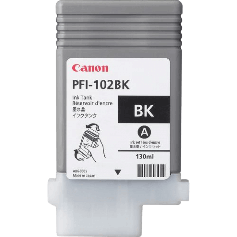 Canon PFI102BK svart original bläckpatron 130 ml. (0895B001)