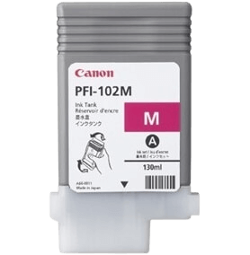 Canon PFI102M magenta original bläckpatron 130 sidor (0897B001)