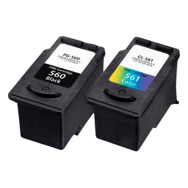 Canon PG-560XL / CL-561XL 2 st rabattpaket blækpatron 38 ml. - kompatibel