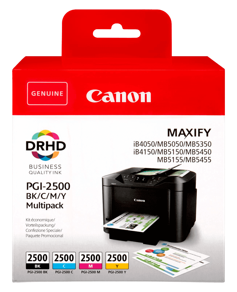 Canon PGI-2500 CMYK original multipack 29,1 + 3 x 9,6 ml. (9290B004)