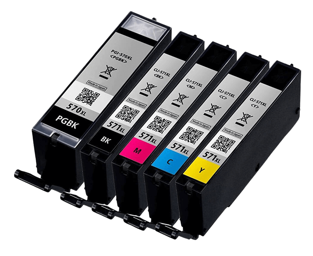Canon PGI-570 PG XL 5 st rabattpaket blækpatron 73,8 ml. - kompatibel