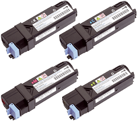Dell 593-10258 4 st rabattpaket toner 8000 sidor - kompatibel