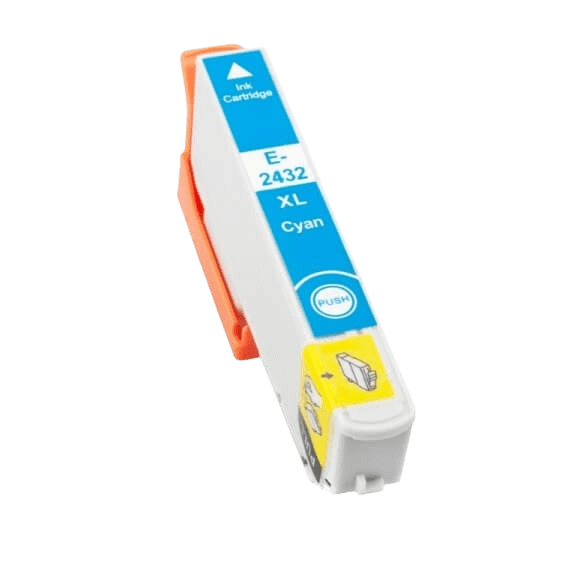Epson 24 XL cyan kompatibel bläckpatron 11 ml. (C13T24324010)