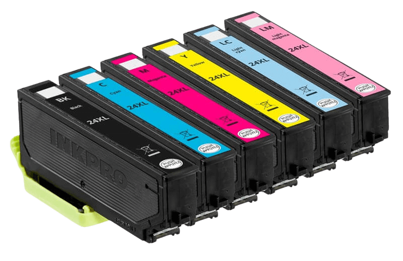 Epson 24 XL 6 st rabattpaket blækpatron 66 ml. - kompatibel