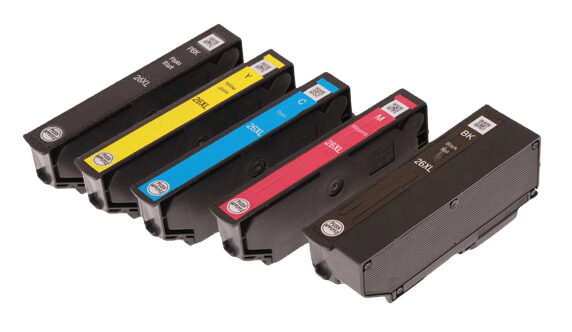 Epson 26 XL 5 st rabattpaket blækpatron 85 ml. - kompatibel
