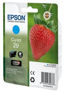 Epson 29 cyan original bläckpatron 3,2 ml. (C13T29824012)