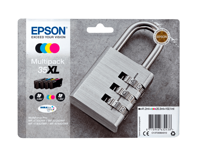 Epson 35 XL CMYK original multipack 102,2 ml. (C13T35964010)