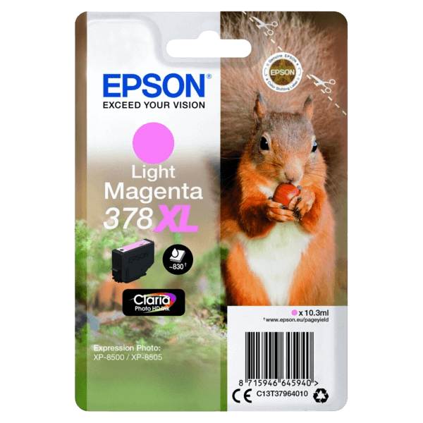 Epson 378 XL ljus magenta original bläckpatron 830 sidor