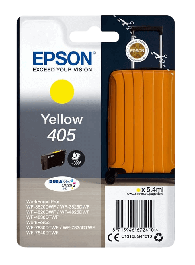 Epson 405 gul original bläckpatron 5,4 ml. (C13T05G44010)