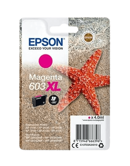Epson 603XL magenta original bläckpatron 4 ml. (C13T03A34010)