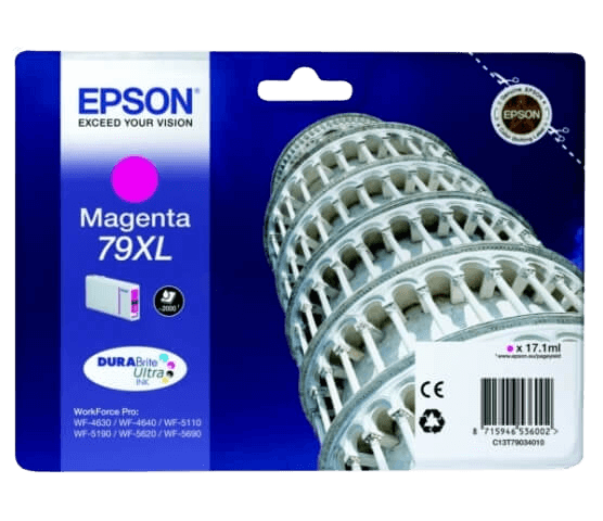 Epson 79 XL magenta original bläckpatron 17 ml. (C13T79034010)