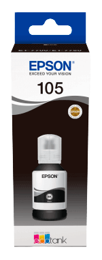 Epson 105 svart original bläck refill 140 ml. (C13T00Q140)