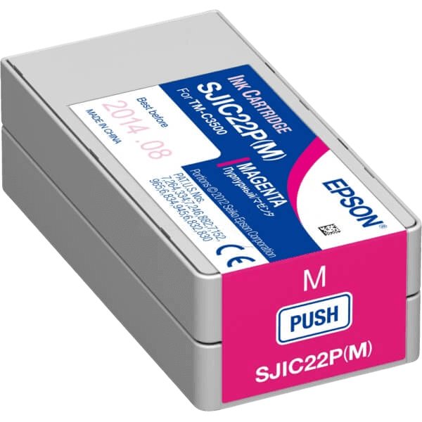 Epson SJIC22P magenta original bläckpatron 32,5 ml. (C33S020603)