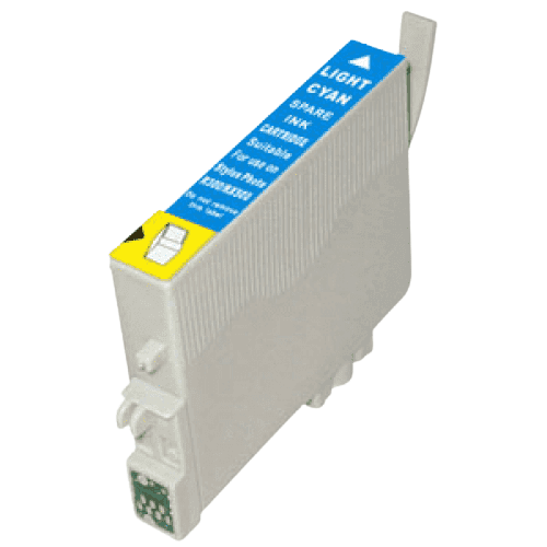 Epson T0485 ljus cyan kompatibel bläckpatron 13 ml. (C13T04854010)