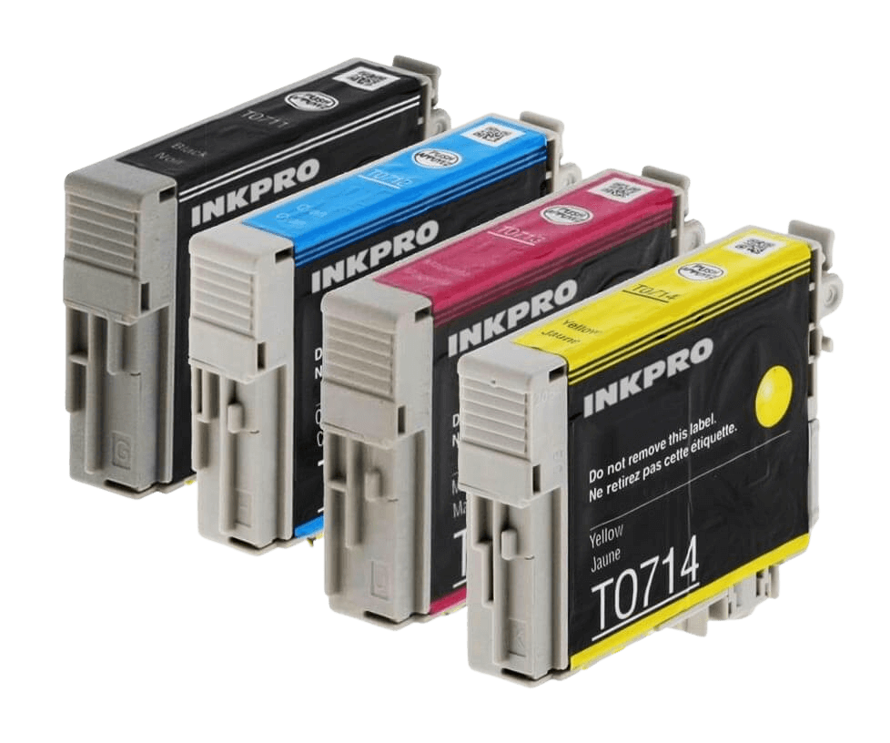 Epson T0711 4 st rabattpaket blækpatron 40 ml. - kompatibel