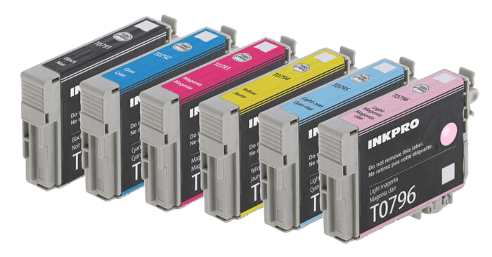 Epson T0791 XL 6 st rabattpaket blækpatron 90 ml. - kompatibel