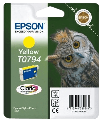 Epson T0794 XL gul original bläckpatron 11,1 ml. (C13T07944010)