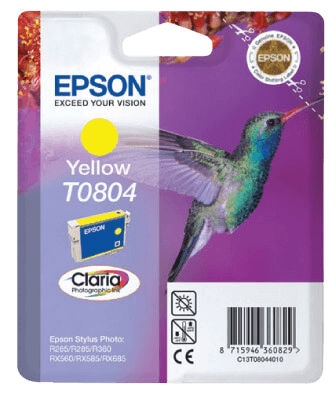 Epson T0804 gul original bläckpatron 7,4 ml. (C13T08044011)