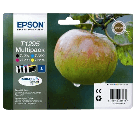 Epson T1295 XL CMYK original multipack 1x11,2 + 3x7 ml. (C13T12954012)