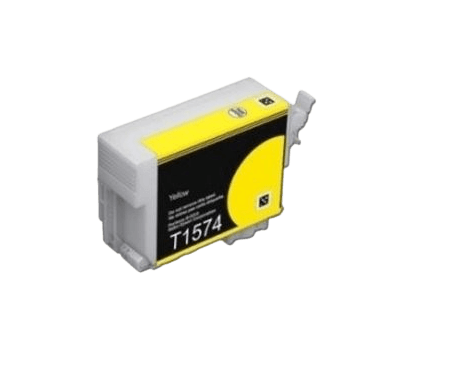 Epson T1574 gul kompatibel bläckpatron 26 ml. (C13T15744010)