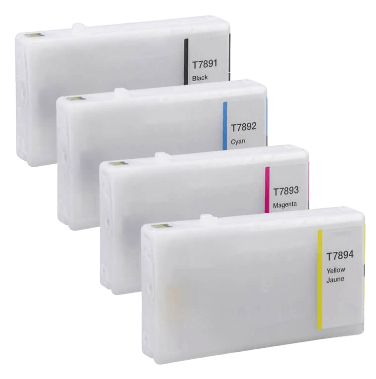 Epson T7891 XXL 4 st rabattpaket blækpatron 170 ml. - kompatibel