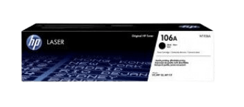 HP 106A svart original toner 1000 sidor (W1106A)