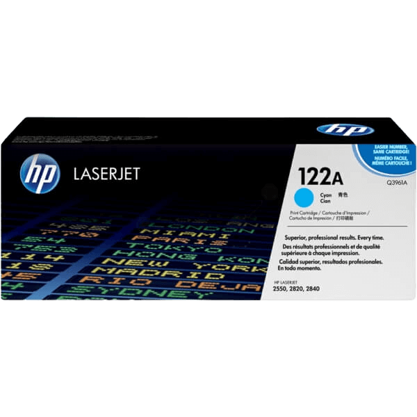 HP 122A cyan original toner 4000 sidor (Q3961A)