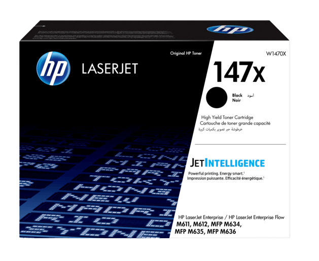 HP 147X XL svart original toner 25200 sidor (W1470X)