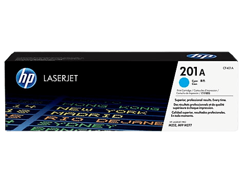 HP 201A cyan original toner 1400 sidor (CF401A)