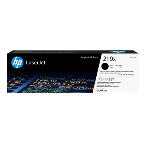 HP 219X XL svart original toner 3200 sidor (W2190X)