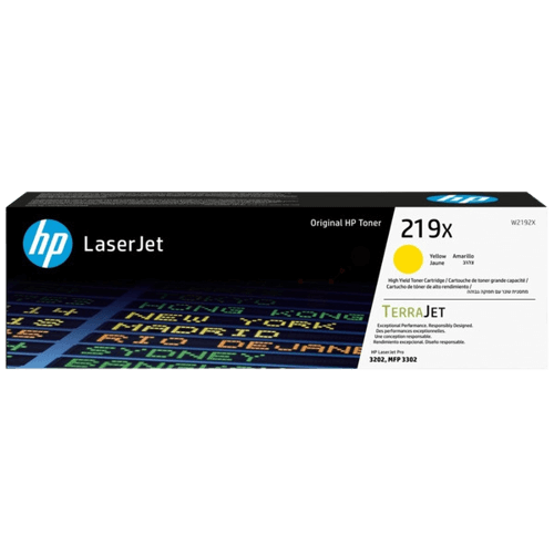 HP 219X XL gul original toner 2500 sidor (W2192X)
